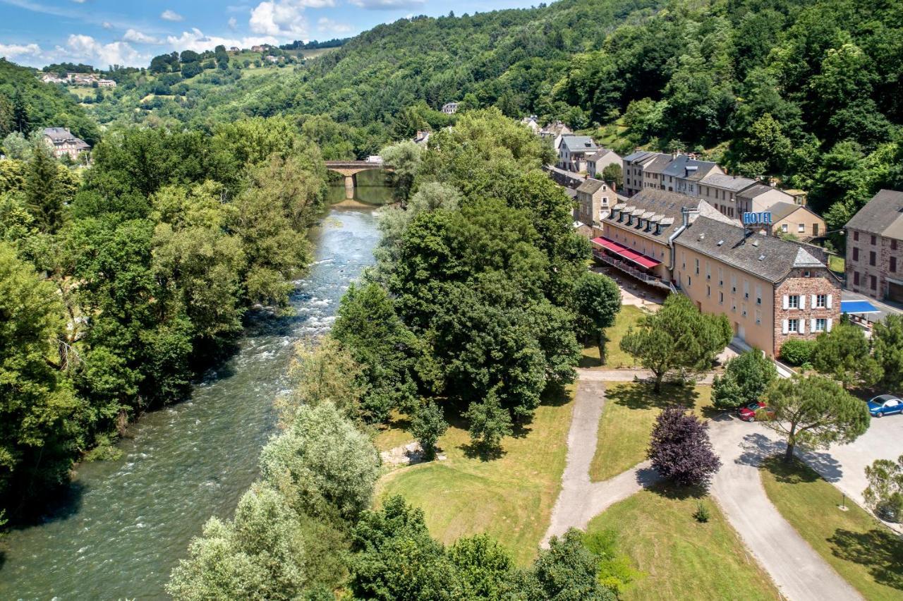 Logis Hotel Restaurant Les 2 Rives - A75, En Bordure De Riviere Banassac Dış mekan fotoğraf